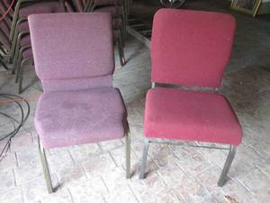 (HWG) Lot of 5 Fabric Cushioned Bac...