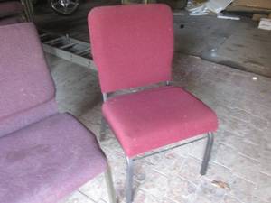 (HWG) Lot of 5 Fabric Cushioned Bac...