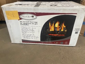 lot 1 image: Pleasant Hearth Arlington Ash 30 in. Vented Gas Log Set Customer return review pictures