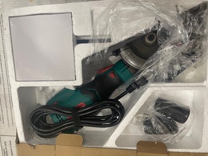 lot 3 image: HYCHIKA 6.2 Amp 4-12 in. Electric Mini Circular Saw with 6 Blades Max Cutting 1-1116 in. D 90°, Rubber Handle customer return review pictures
