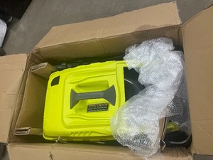 lot 31 image: RYOBI 16 in. 13 Amp Corded Electric Walk Behind Push Mower Customer return review pictures