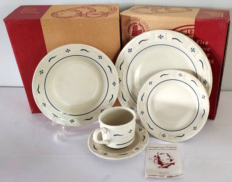 Vintage deals Longaberger 5 Piece Place Settings