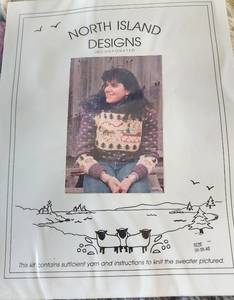lot 78 image: Pair of North Island Design Sweater Knitting Sets