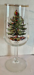 lot 162 image: Spode Christmas Tree Stemware
