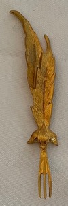 lot 163 image: Vintage Tancraft Janis Collection 24k Gold Plated Cocktail Forks