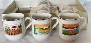 lot 218 image: Villeroy and Boch Coffee Mug Set