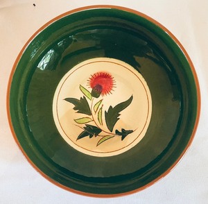 lot 14B image: Two Vintage Stangl Pottery Bowls with Floral Accents
