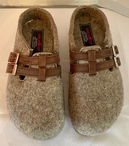 lot 193 image: Haflinger Haley Earth Slip on Shoes