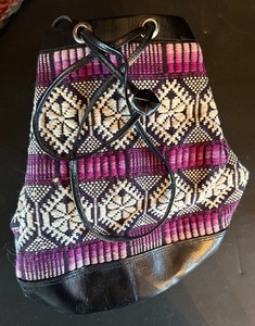 lot 421 image: Duo of Colorful Knit Purses