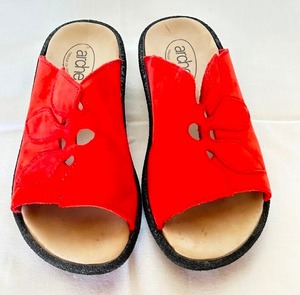 lot 263 image: Arche Red Sandals (Size 37)