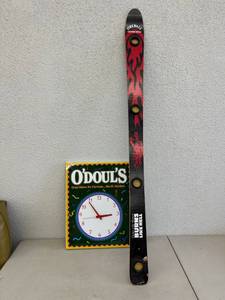 lot 160 image: Fireball Ski & ODouls Metal Clock