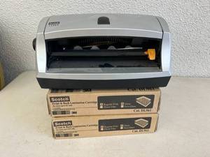 lot 166 image: Scotch LS960 Laminator & Cartridges