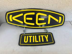 lot 179 image: Keen Utility Metal Sign