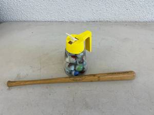 lot 181 image: Marbles & Mini Harmon Killebrew Bat