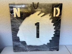 lot 198 image: Metal ND Road Sign Artwork