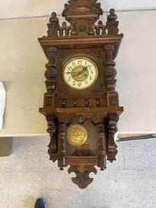 lot 110 image: Antique Gustav Becker Clock
