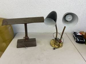 lot 218 image: Vintage Desk Lamps