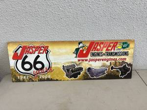 lot 220 image: Jasper Engines & Transmissions Metal Sign