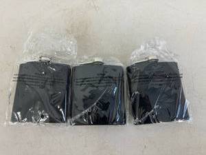 lot 243 image: 3 New Black Flasks