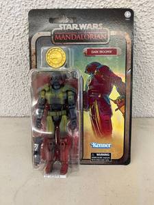 lot 258 image: Star Wars Mandalorian Dark Trooper Action Figure