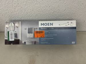 lot 260 image: Moen 3 Piece Bath Accessory Kit - Brushed Nickel