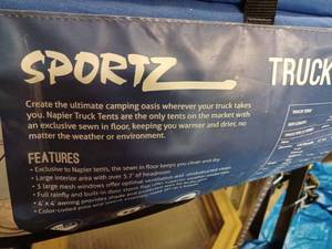 lot 18 image: Napier Sportz Truck Tent 57 Series in Original Large Storage Bag