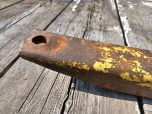 lot 22 image: Hay WagonAccumulator Drawbar for John Deere model 336, 346, 327, 337, 347, 328, 338, 348, has been welded into one piece
