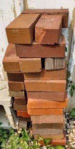 lot 69 image: More than Forty 3.5-inch X 7.75-inch Red and a Few White Brick