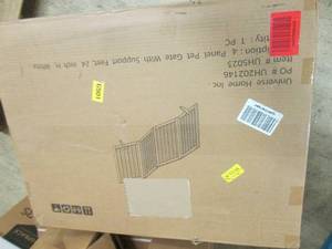 4 panel pet gate with support 24 in...
