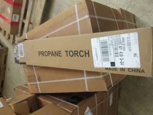 propane torch ...
