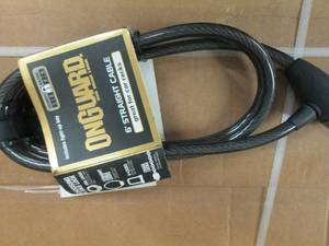 6 foot straight lock cable with key...