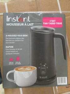instant mousseur a lait open box ...
