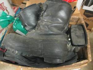 box of mens winter boots and more ...