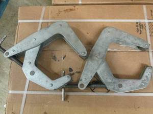 2 metal kanttwist clamps 6 D...