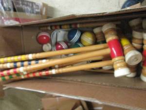 croquet set ...