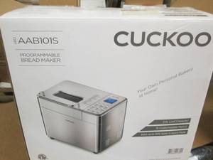cuckoo programable bread maker open...