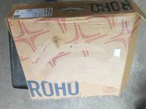 roho 18 x 16 x 4 inch black cushion...