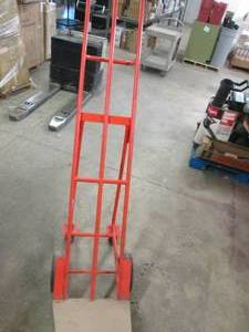 orange hand cart broken rim ...
