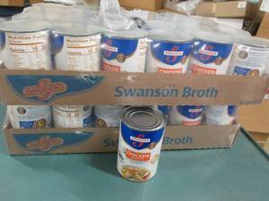 2 cases of 2414.5oz cans of swanso...