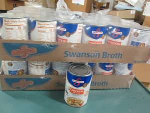 2 cases of 2414.5oz cans of swanso...