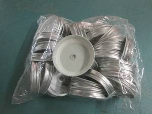 30 lids with straw holes that go on...