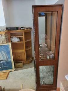 Mahogany China Hutch