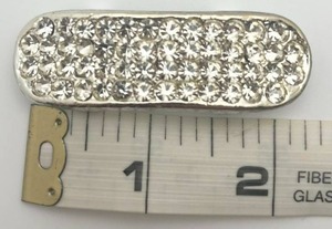 lot 49 image: Vintage Rhinestone Belt Buckle