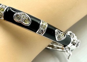 lot 35A image: Enamel and Rhinestone Bracelet