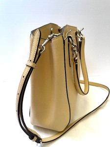 lot 9B image: Coach Pale Yellow Satchel with Crossbody Strap