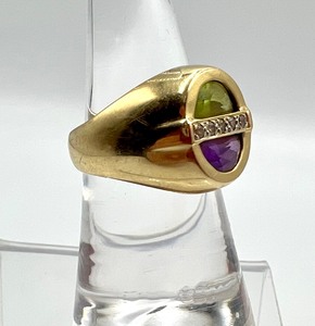 lot 313 image: 14k and Gemstone Ring