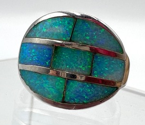 lot 311 image: Sterling and Opal Ring