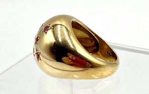 lot 310 image: Vintage 14k Gold and Ruby Ring
