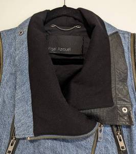 lot 200 image: Yigal Azroel Leather and Denim Ladies Jacket