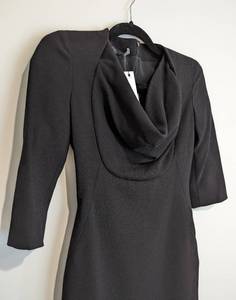 lot 207 image: New Alexander McQueen Cowl Neck Wool Dress